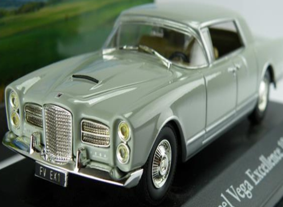 FACEL VEGA EXCELLENCE MODEL CAR 1:43 SCALE 1958 IXO ATLAS 2891003 MYTHIQUES K8