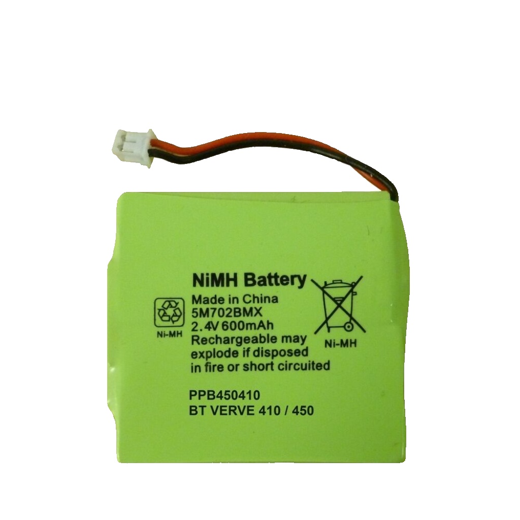 New BT Verve 410/450 Cordless Phone Battery NiMH 2.4V 600mAh GP 5M702BMX UK
