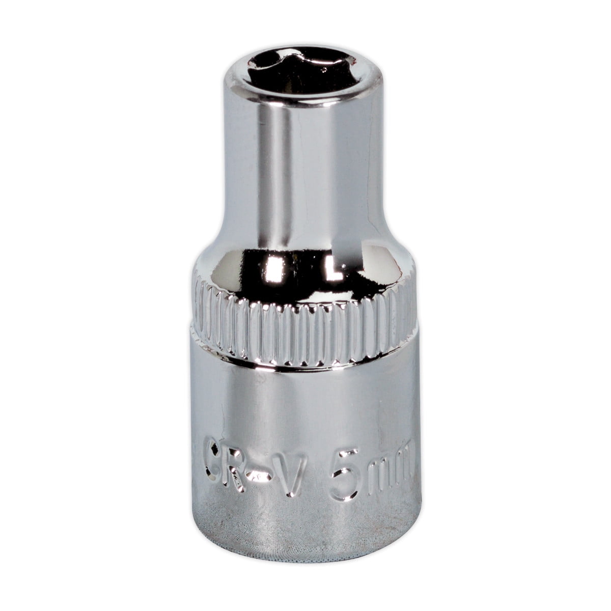 Sealey SP1405 Premier Fully Polished Socket 1/4""Sq Drive 5mm