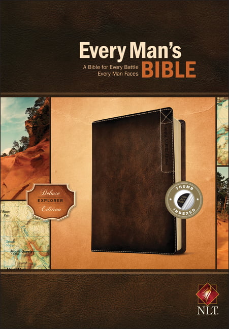 NLT Every Mans Bible Deluxe Explorer Edition by Stephen Arterburn LEATHER-BOUND - Image 5