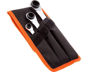 Reversible Ratchet Spanners Set 3 Piece 8 - 19mm - Bahco S4RM/3T