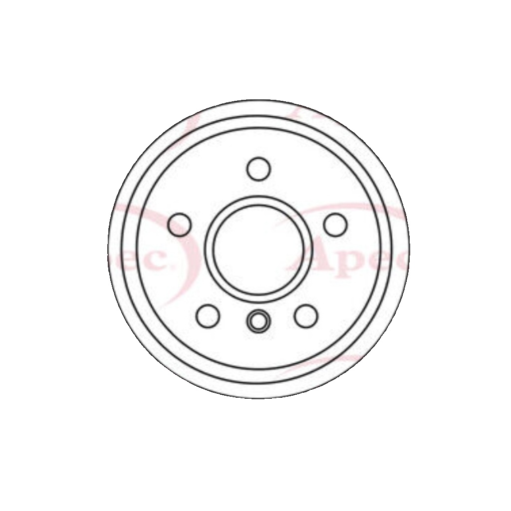 Braking Brake Disc APEC DSK3256 Front Right Vented Fits BMW 5 Series 7 Series