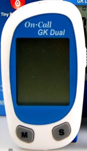 ON CALL GK DUAL Blood Glucose & Ketone Meter + 25 ketone strips