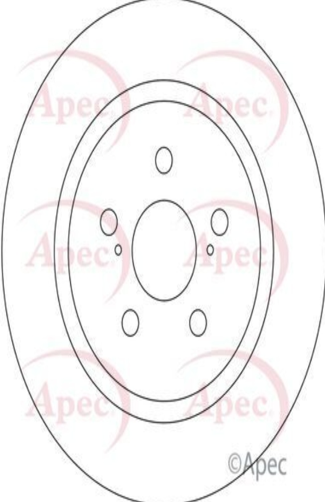 Apec Brake Disc Rear Single 4243152160 5028906063009 279mm DSK2987