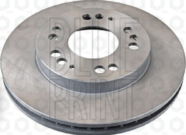 Blueprint Brake Disc Front Coated 256mm Diameter Fits Mitsubishi Eclipse FTO