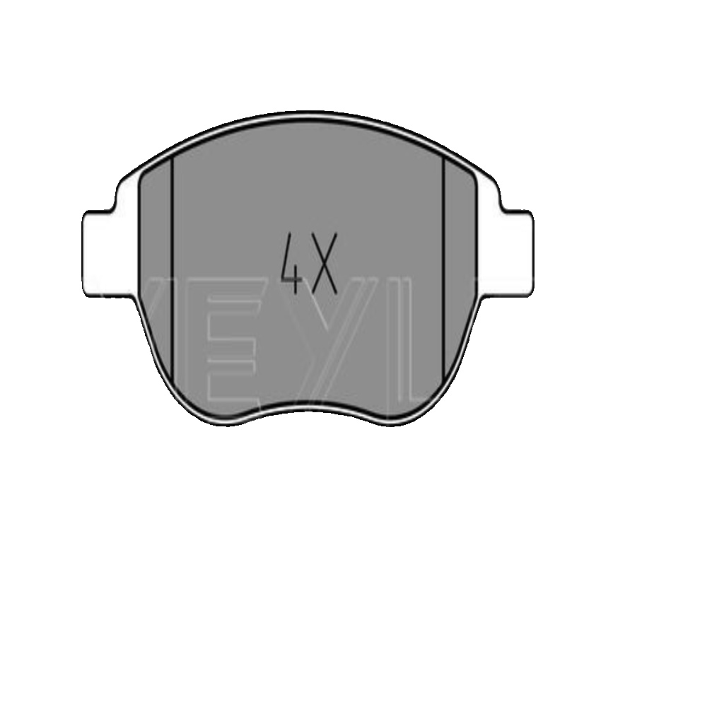 MEYLE 025 236 0019 BRAKE PAD SET DISC BRAKE Front