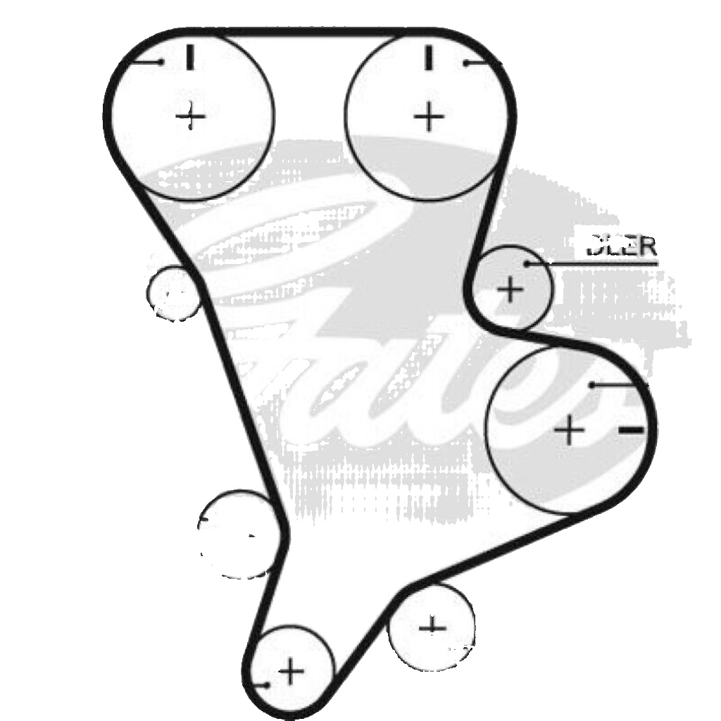 TIMING BELT KIT K015583XS FOR HYUNDAI KIA K2900 K-SERIES/Platform/Chassis/Bus - Image 18