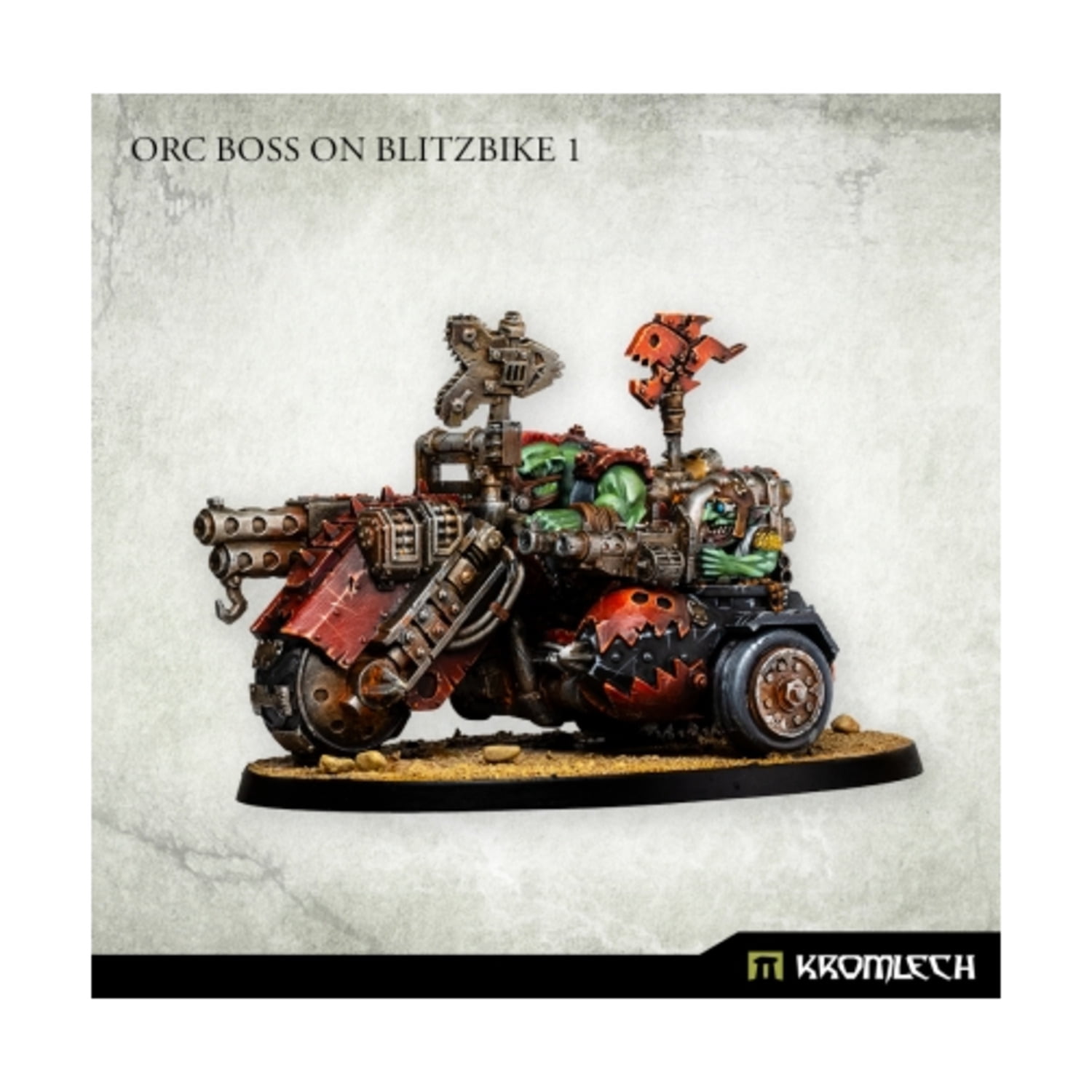 Kromlech Orc Boss on Blitzbike 1 KRM183