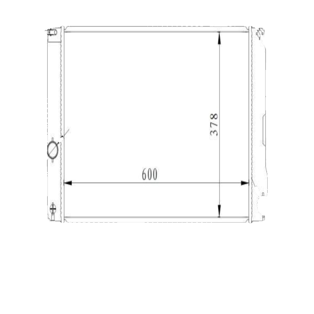 NRF-OE 550008 Radiator, engine cooling for TOYOTA