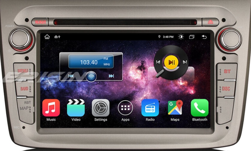 64GB Android 14 Car Stereo Sat Nav for Alfa Romeo Mito DAB+CarPlay DVR OBD2 Wifi