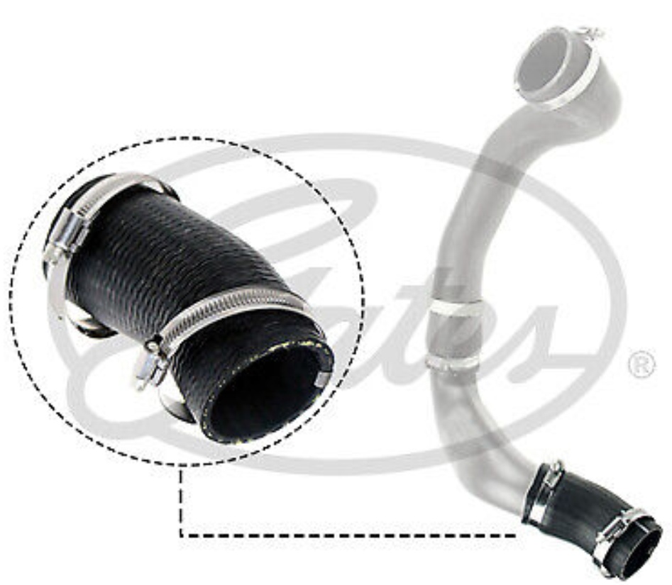 Air duct pipe AEM (Ethylene Acrylate Rubber) 09-0567 GATES for LAND ROVER - Image 3