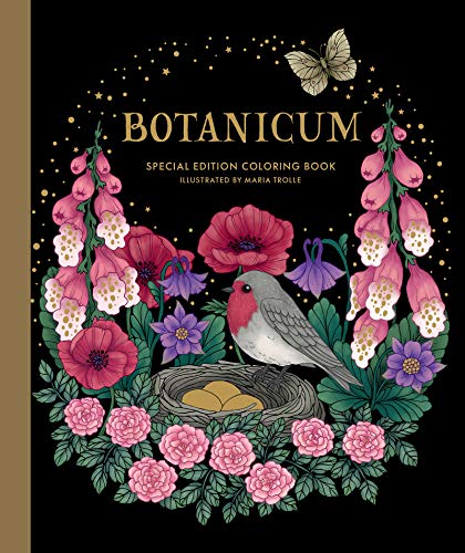 Botanicum Coloring Book by Maria Trolle - 9781423654018