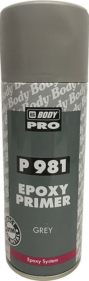 HB BODY P981 1K EPOXY PRIMER AEROSOL 400ML - GREY