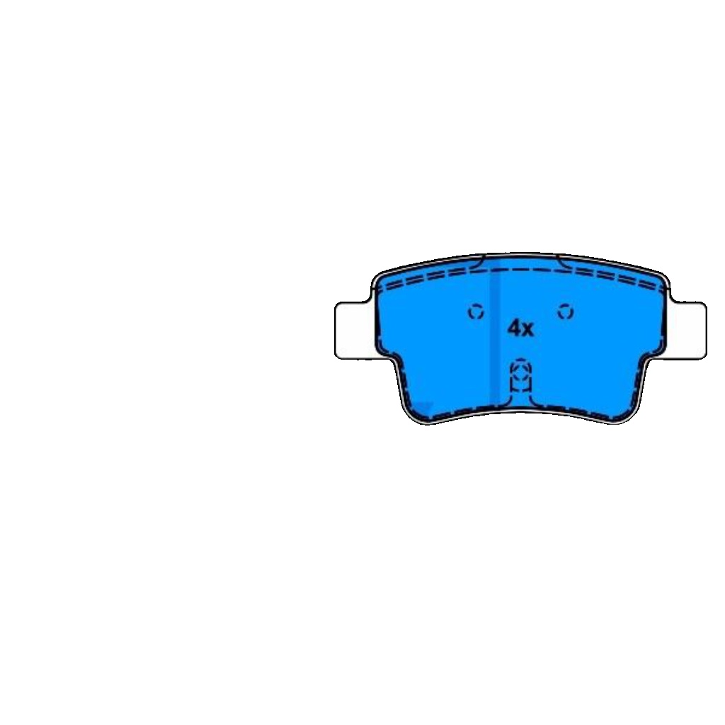 ATE 13.0460-3848.2 Brake Pad Set, disc brake for OPEL,VAUXHALL