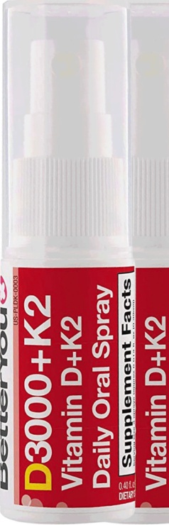 Better You Vit. D3+K2 En Spray Oral 12 Ml 12Ml