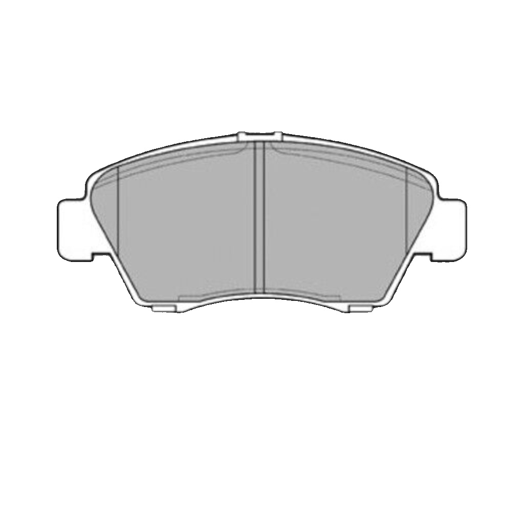 LP809 DELPHI Brake Pad Set, disc brake for ACURA,HONDA