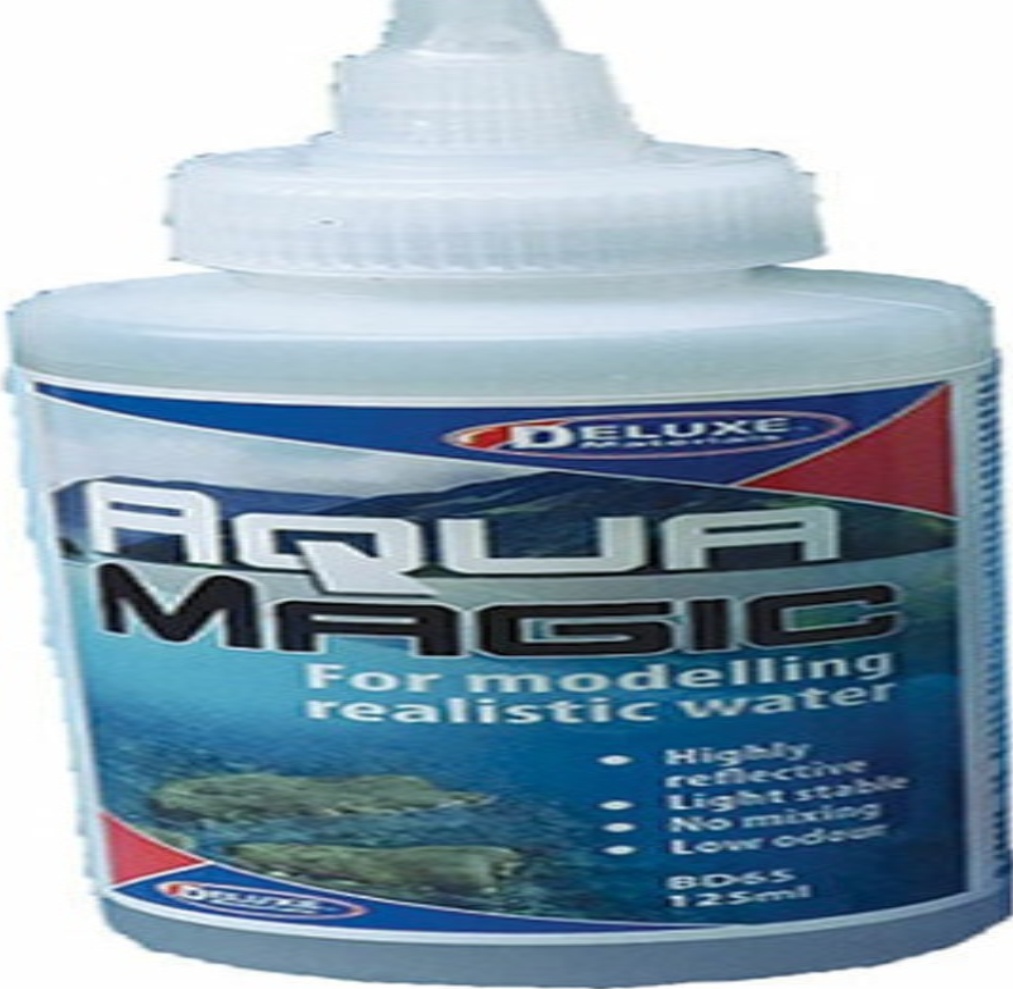 AQUA MAGIC 125ml clear resin For modelling realistic water BD65 DELUXE MATERIALS