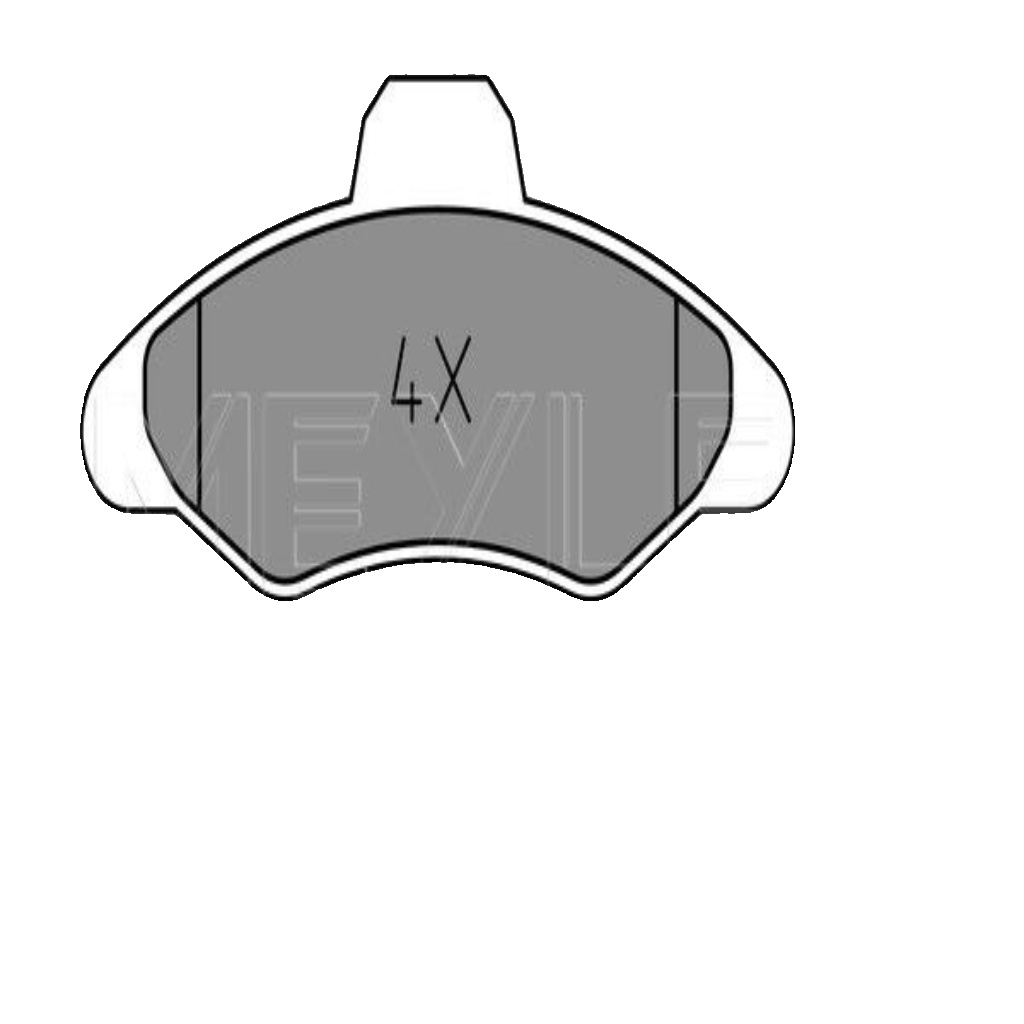 Front MEYLE GERMANY 025 211 7118 Brake Pad Set, disc brake for FORD