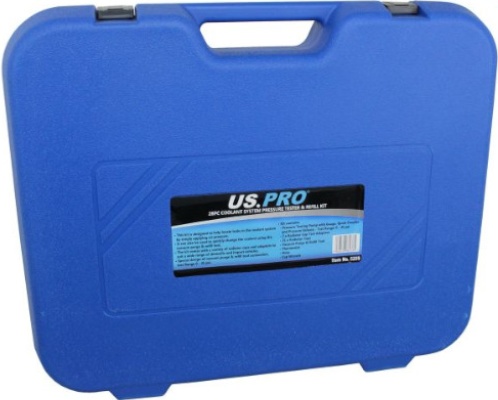 US PRO Tools 28pc Coolant Radiator System Pressure Tester, Refill Kit Purge 5259