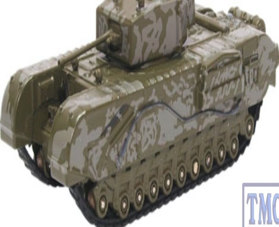 76CHT003 Oxford Diecast Churchill Tank 1942 RAC Tunisia 1943