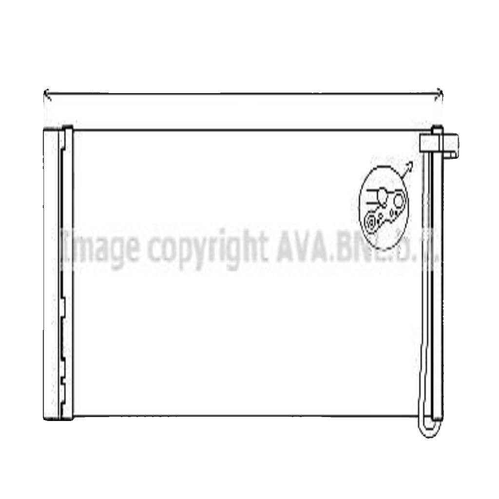 Fits AVA PR5083D AIR CONDITIONING RADIATOR PORSCHE PANAMERA (2010) 4. ⭐UK Stock⭐