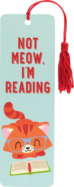 Not Meow I'M Reading Bookmark