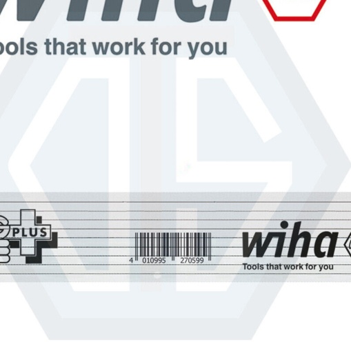 WIHA Folding Ruler LongLife Plus 2m Metric White Composite Ruler 27059