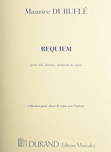 Requiem Opus 9  Vocal Score 9781458418005