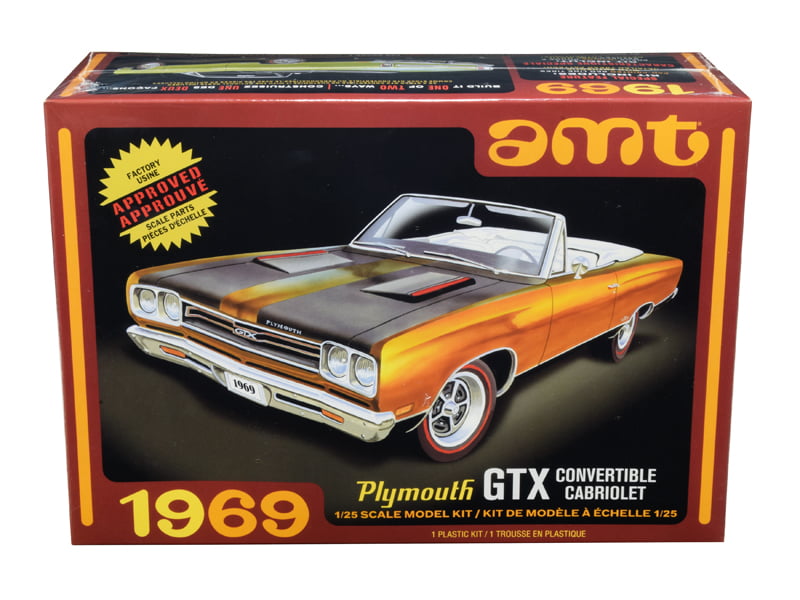 AMT 1137 1:25th scale 1969 Plymouth GTX Convertible Cabriolet