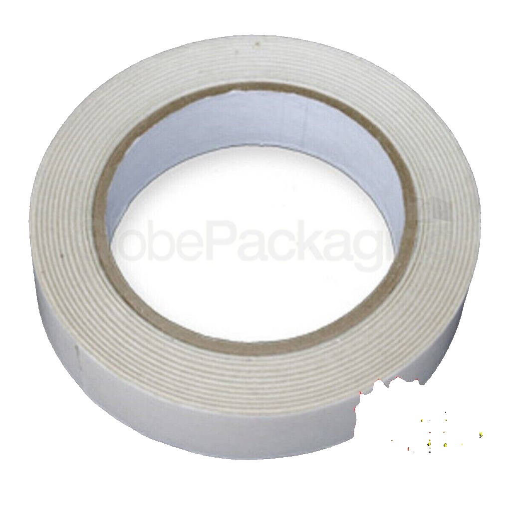 60 Rolls Of STRONG DOUBLE SIDED Sticky Tape 25mm x 50M
