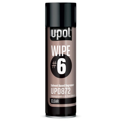 UPOL Wipe #6 Solvent Based Degreaser - 450ml Aerosol Panel Wipe Cleaner