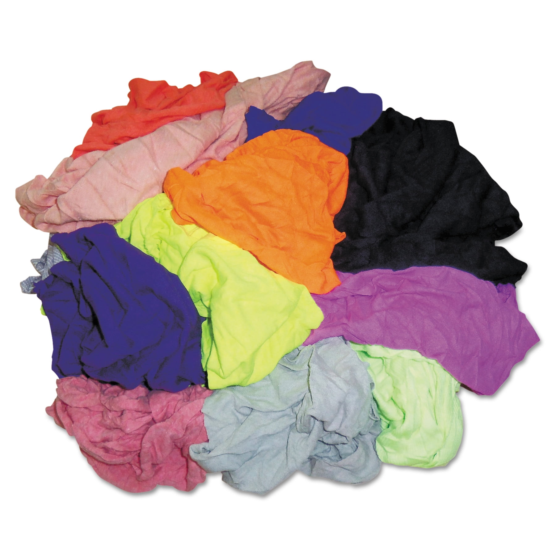 10KG General Mix Coloured Industrial Mechanic Garage Wipers Cloths Rags HUMAC