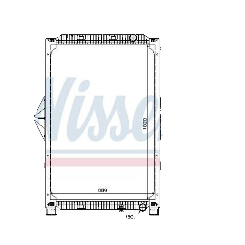 NISSENS 63778A RADIATOR ENGINE COOLING