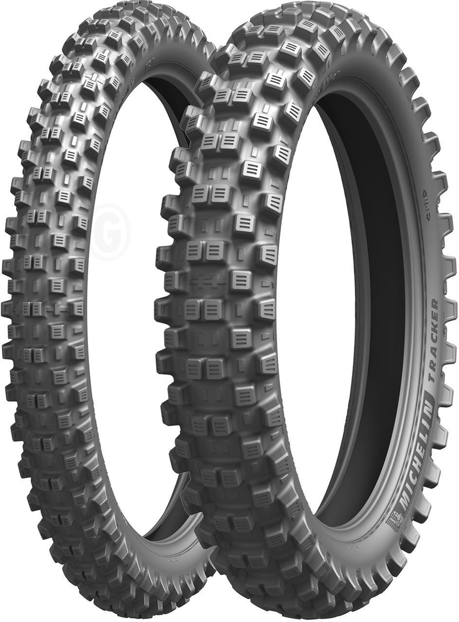 Michelin Tracker Motocross / MX / Bike Tyre - 110/90 19 62R TT Rear