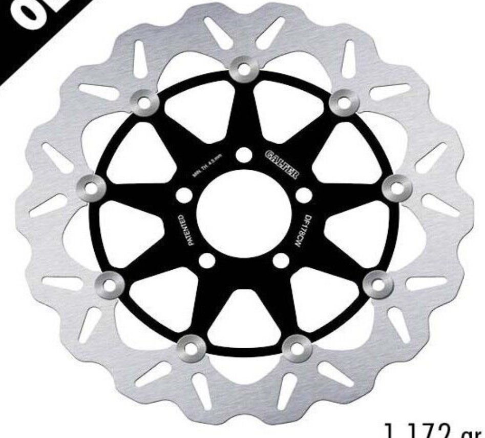 Galfer Front Brake Disc WAVE FLOATING FULL(ALU)296x5mm KAWASAKI ZX-6R 1998>1999