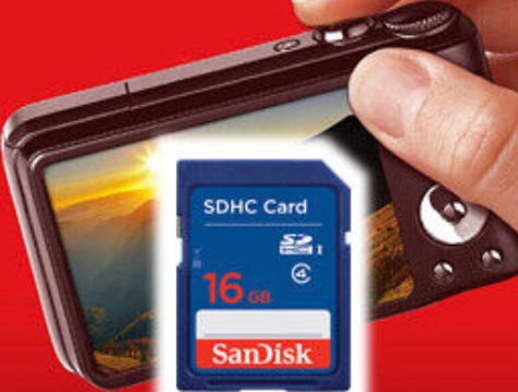 Sandisk 16GB SD SDHC Memory Card Class 4 for Digital Camera Picture HD Video NEW