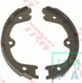 Rear TRW-OE GS8791 Brake Shoe Set, parking brake for INFINITI,NISSAN