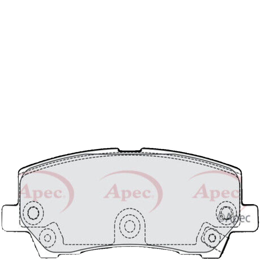Apec Brake Pads Set For Ford Mustang 2010-2025 2.3 5.0 Rear PAD2282