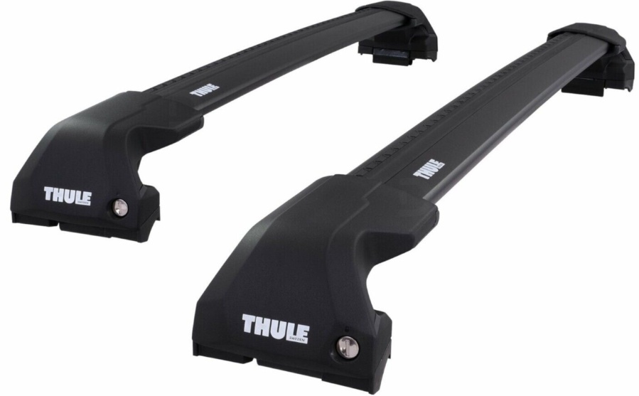 THULE - WingBar Edge Black Roof Bars for Porsche Macan (2014-22)  w/Closed Rails