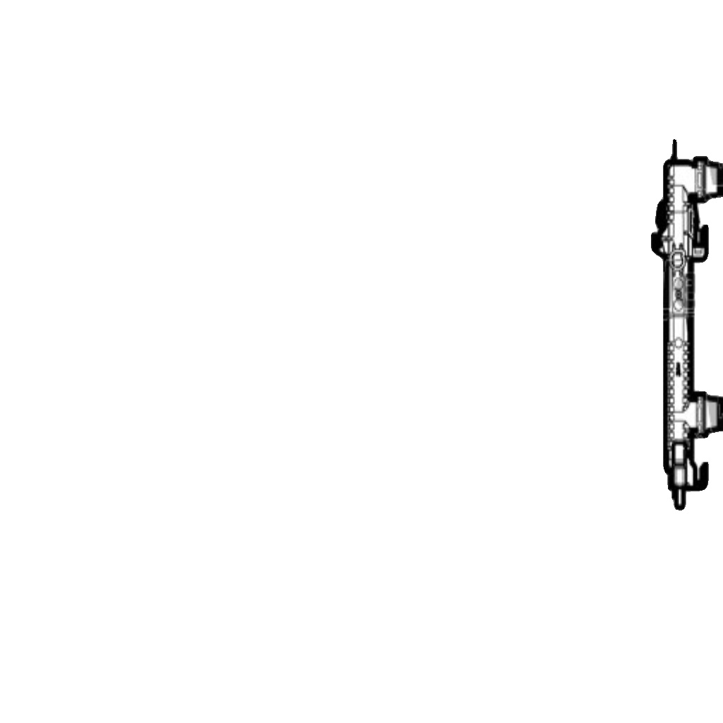 VALEO-OE 735557 Radiator, engine cooling for AUDI,SEAT,SKODA,VW