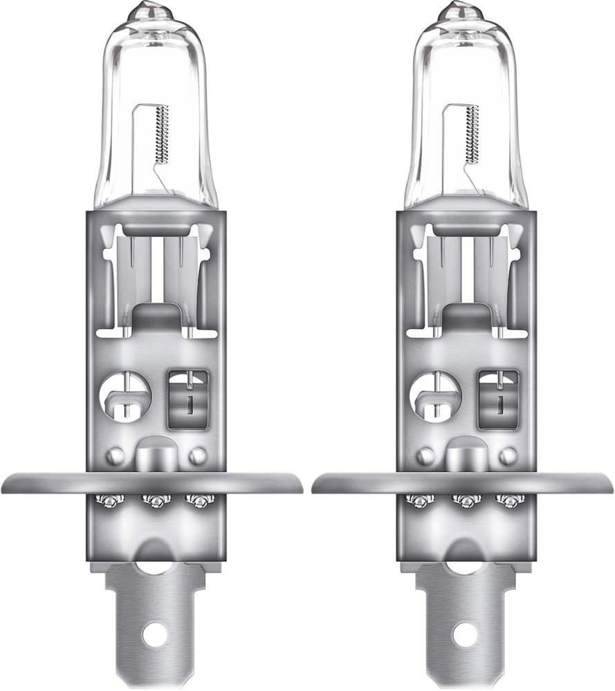 2x Osram H1 (448) 55w Night Breaker Silver Bulbs OSRAM Approved Partner