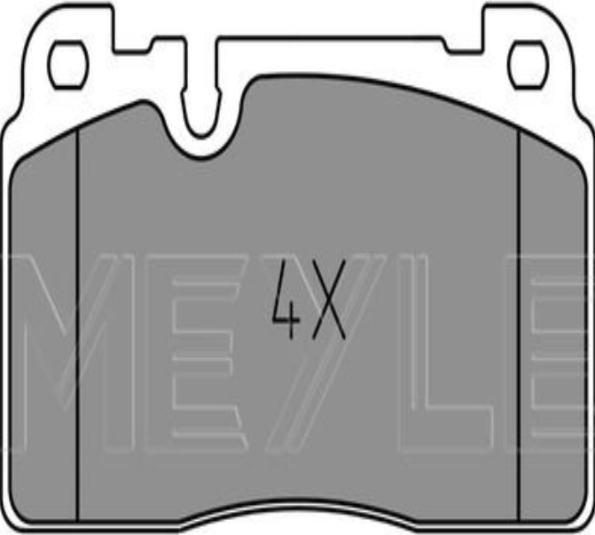 Front MEYLE GERMANY 025 256 4317/PD Brake Pad Set, disc brake for AUDI,PORSCHE