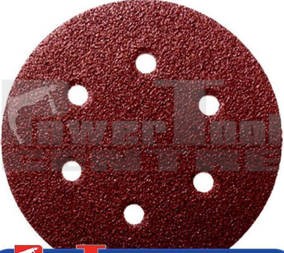 MAKITA P-37493 (pkt of 10) Red sanding discs 150mm x 80g
