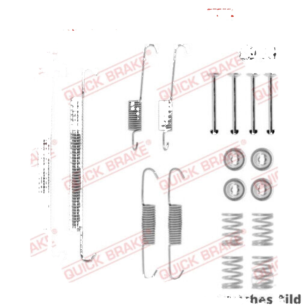 Fits QUICK BRAKE 105-0707 BRAKE SHOE SPRINGS.   ⭐UK Stock⭐