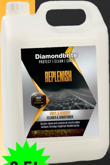 Diamondbrite Replenish Vinyl And Tyre Sheen Trigger Rubber Cleaner Spray 500 ml