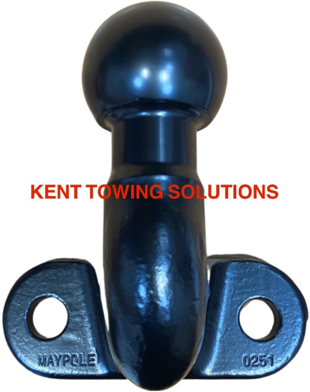 High Reach Tow Ball, Caravan, 50mm Hitch, E Approved, Alko Stabiliser Maypole