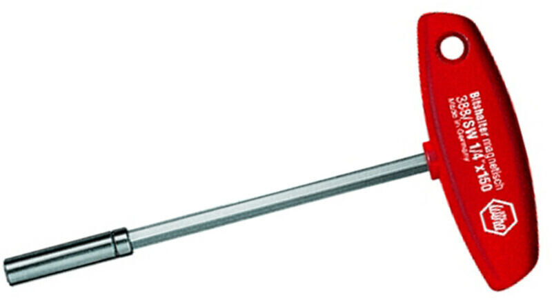Wiha 388 Screwdriver with T-handle and bit holder magnetic 1/4'' x 150 mm
