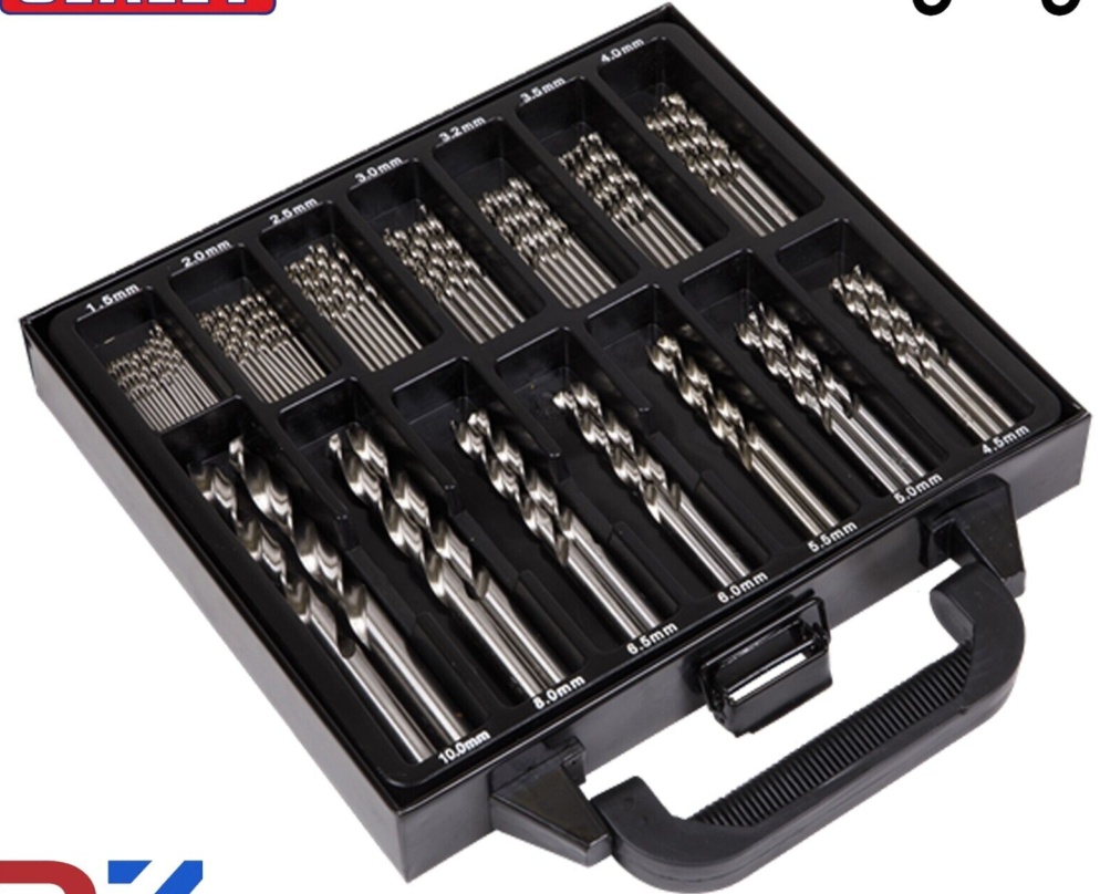 Sealey DBS99FG Fully Ground Drill Bit Set 99pc
