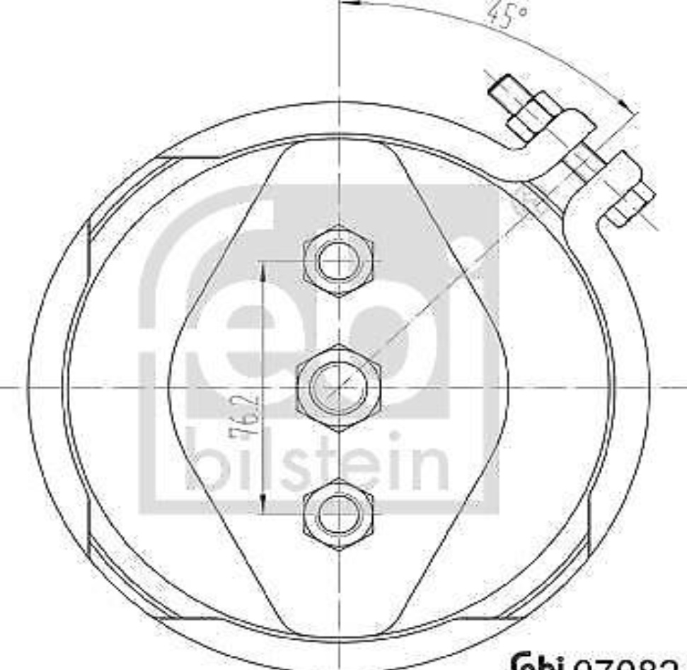 FEBI 07082 DIAPHRAGM BRAKE CYLINDER