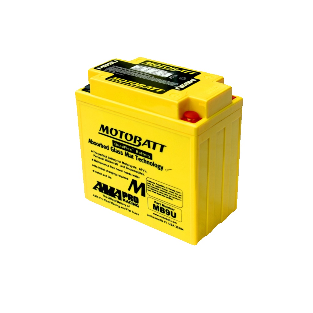 Motobatt Premium Battery for Vespa PK 50 1982-1985 MB9U AGM